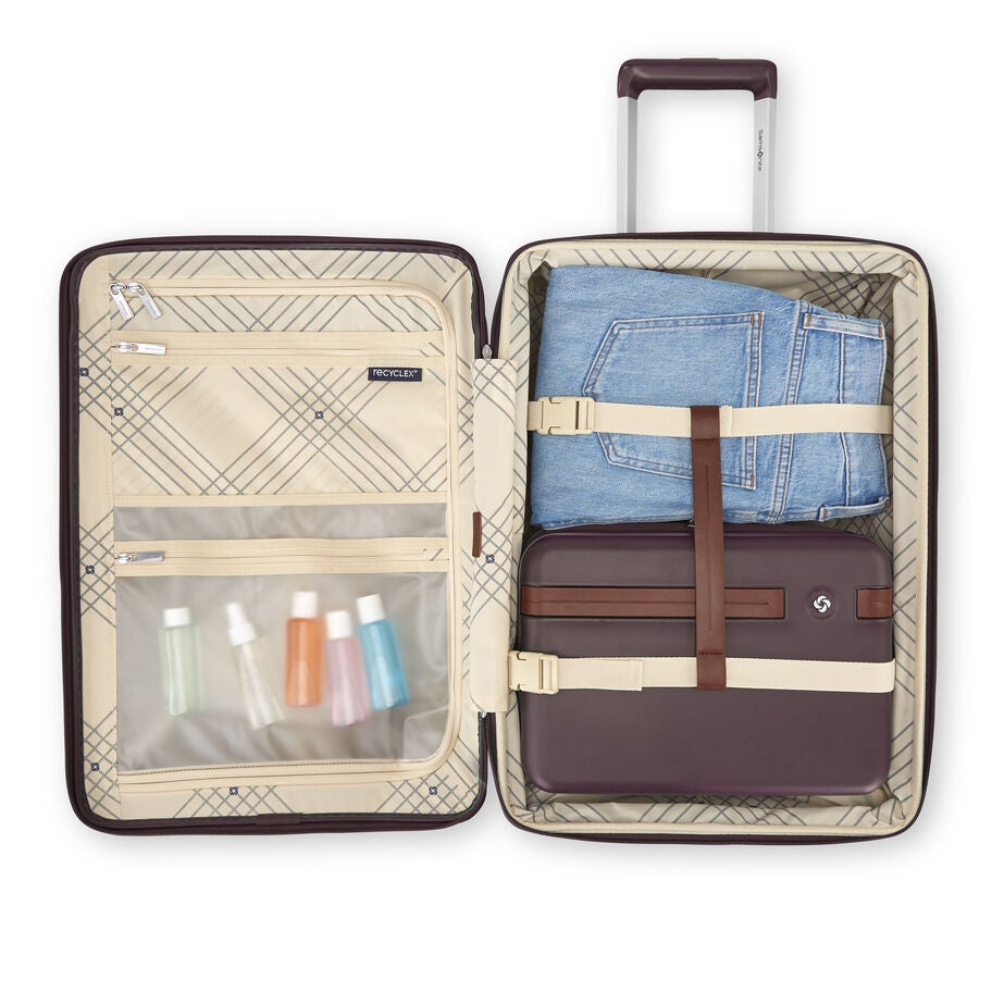 Samsonite Virtuosa valise de cabine &agrave; roues in the color Merlot. image number 3